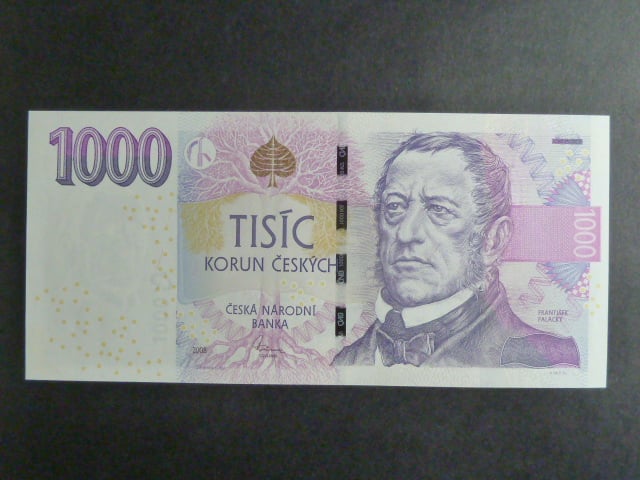1000 Kč 2008 série J 21