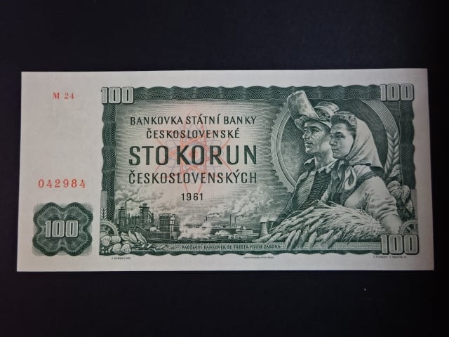100 Kčs 1961 série M 24