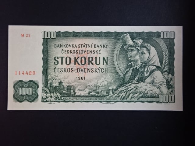 100 Kčs 1961 série M 21
