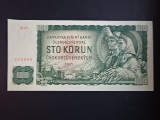 100 Kčs 1961 série M 07