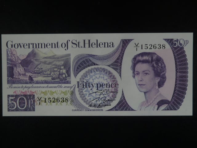 SVATÁ HELENA, 50 Pence 1979, BNB. B301a, Pi. 5
