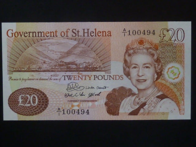 SVATÁ HELENA, 20 Pounds 2004, BNB. B309a, Pi. 13