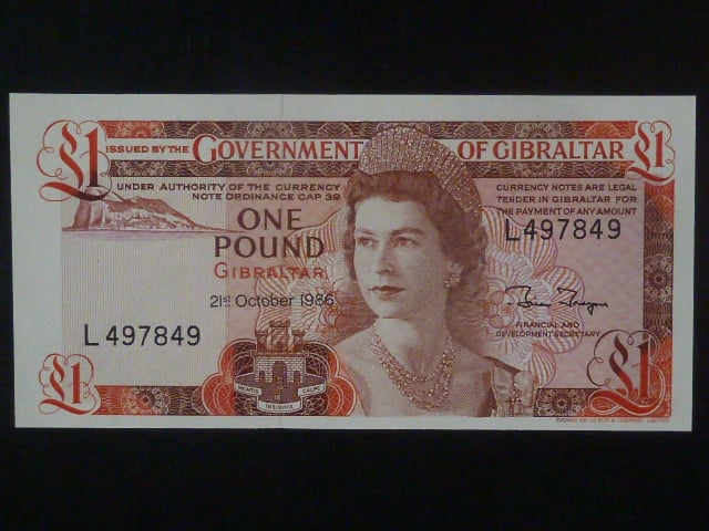 1 Pound 1986, BNB. B118d, Pi. 20d