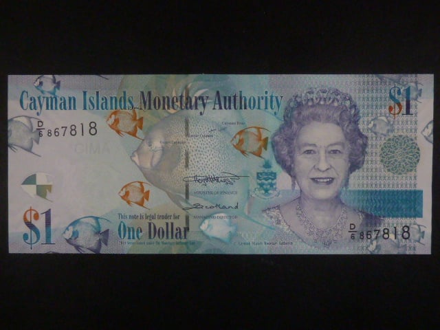 KAJMANSKÉ OSTROVY, 1 Dollar 2018, BNB. B218c, Pi. 38