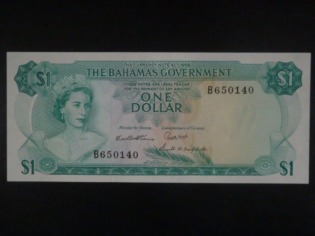 BAHAMY, 1 Dollar 1967, BNB. B117b, Pi. 18