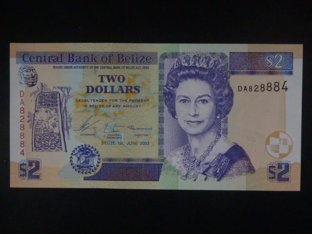 BELIZE, 2 Dollars 2003, BNB. B324a, Pi. 66