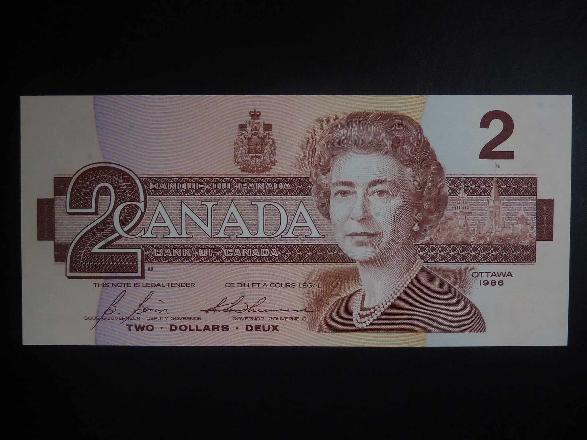 KANADA, 2 Dollars 1986, BNB. B357a, Pi. 94
