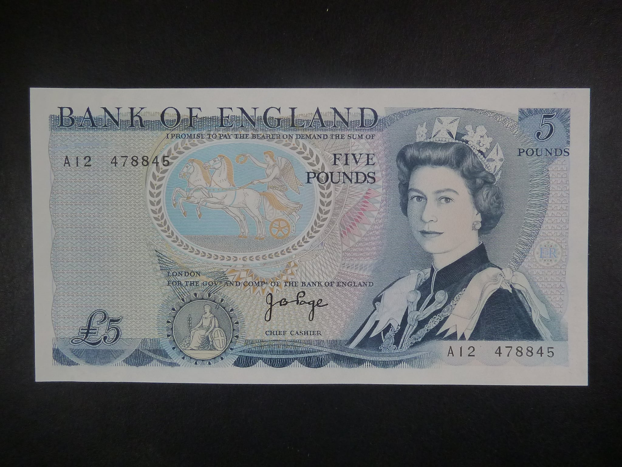 5 Pounds 1971, BNB. B185a, Pi. 378