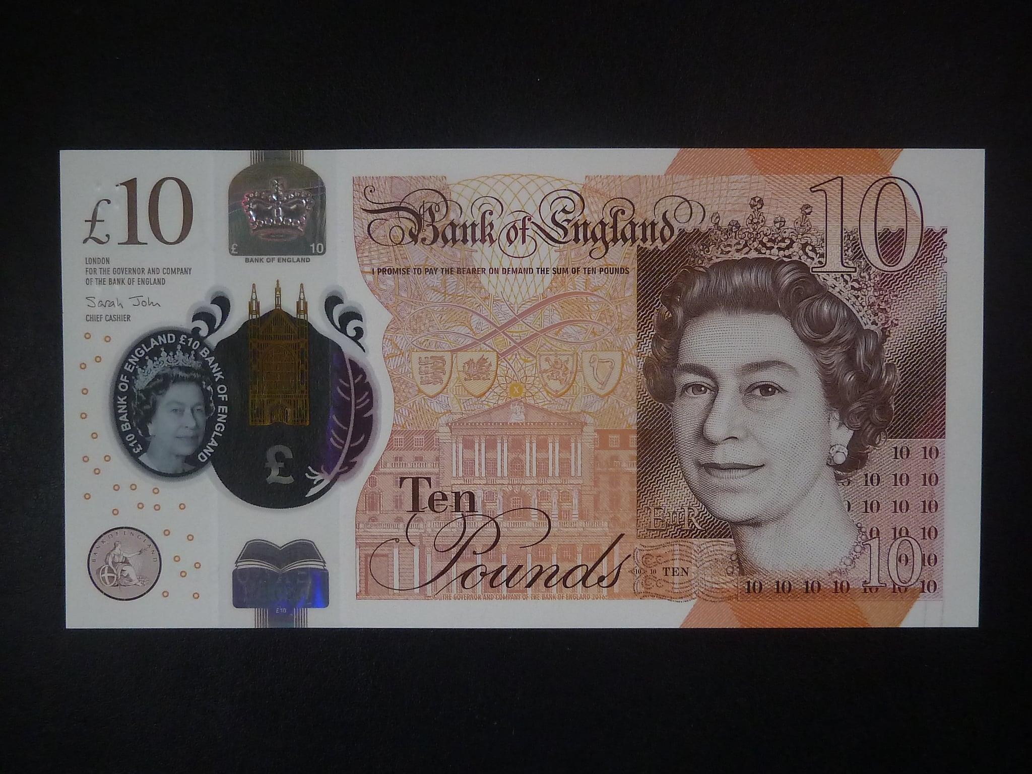 10 Pounds 2020 John, BNB. B204b, Pi. 395