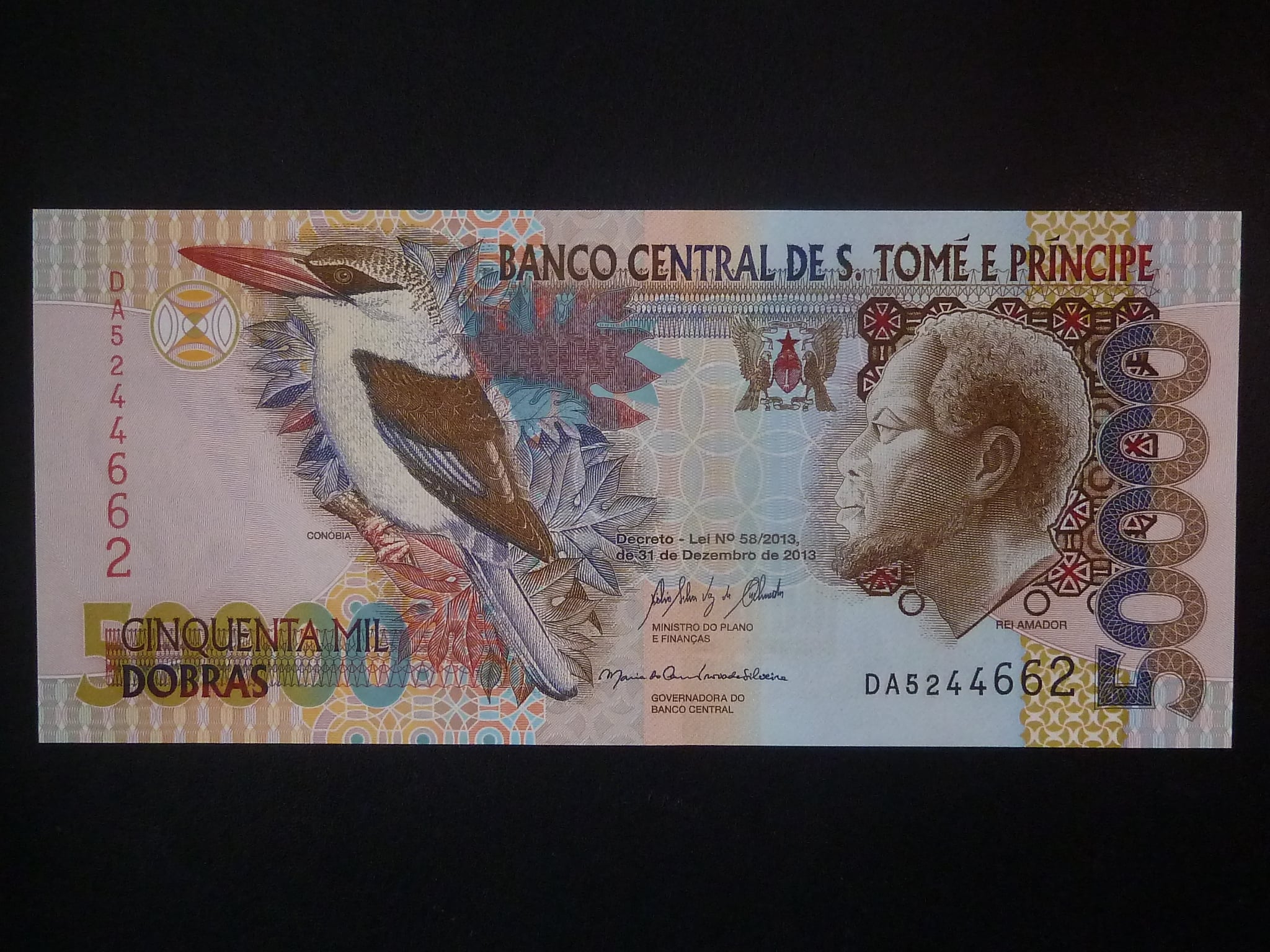 SVATÝ TOMÁŠ, 50.000 Dobras 2013, BNB. B306e, Pi. 68