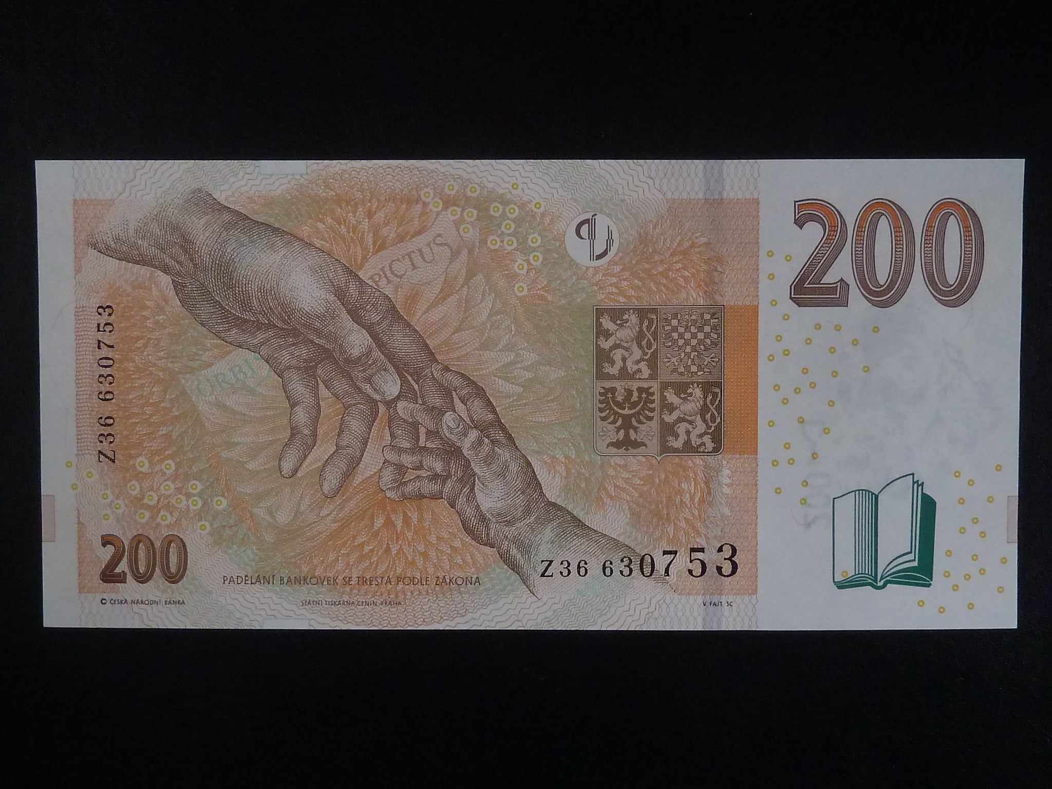 200 Kč 2018 série Z 36