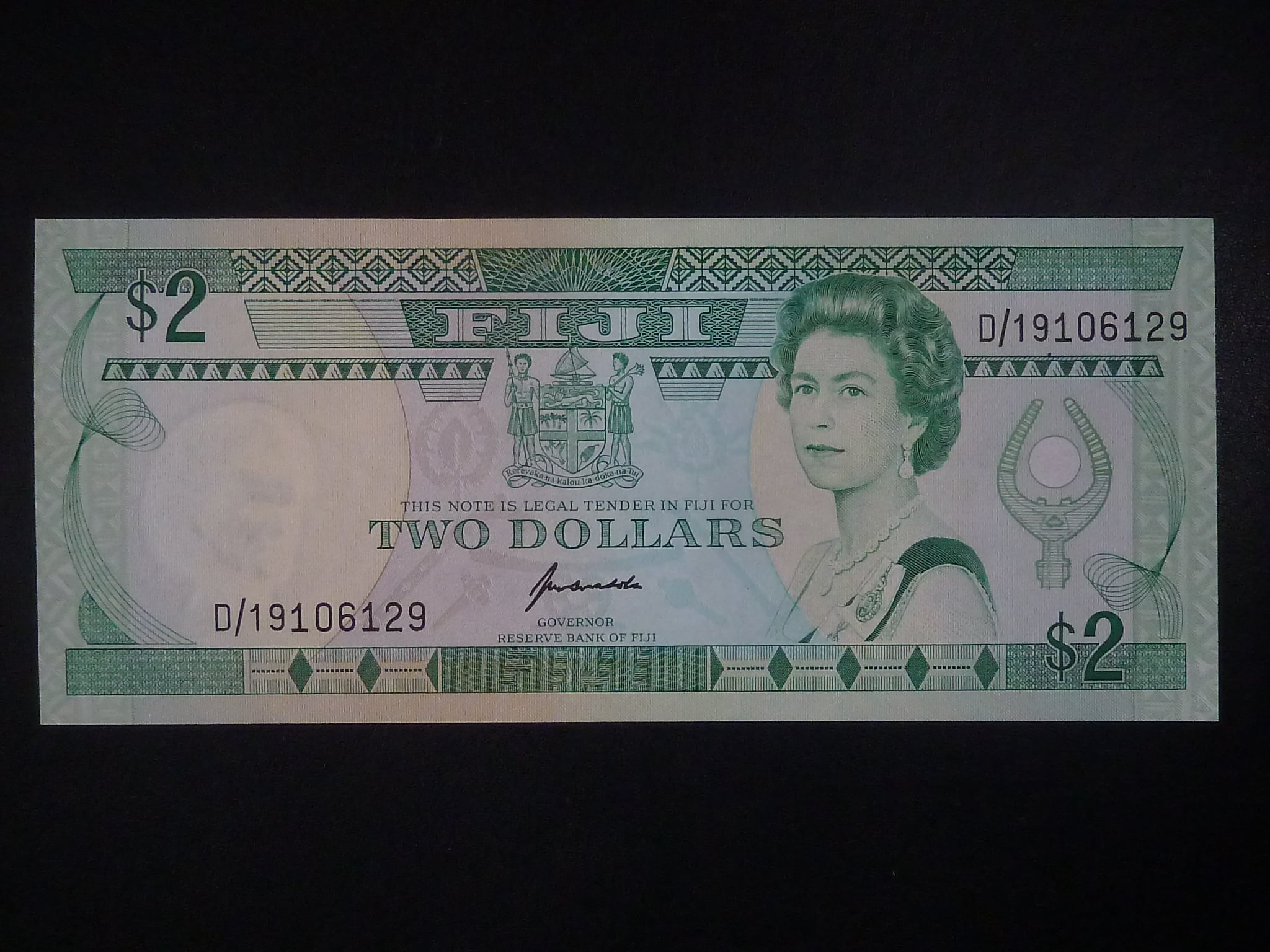 FIDŽI, 2 Dollars 1995, BNB. 502b, Pi. 90