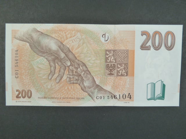 200 Kč 1998 s. C 01, Baj. CZ 20, Pi. 19