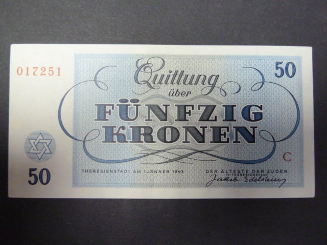 KT Terezín 50 K  1.1.1943 s. C