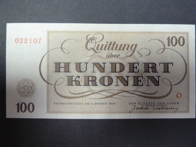 KT Terezín 100 K  1.1.1943 s. O