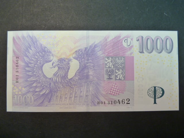 1000 Kč 2008 s. H 01