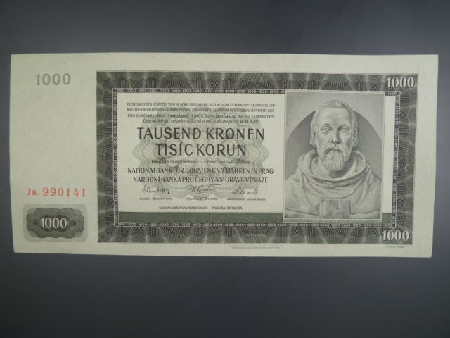 1000 K 24.10.1942 série Ja, II. vydání