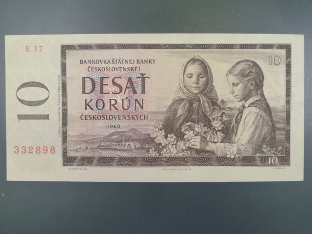 10 Kčs 1960 s. E 17