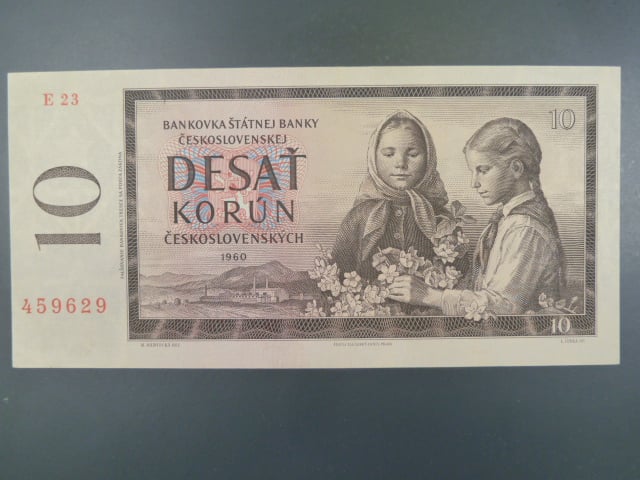 10 Kčs 1960 s. E 23