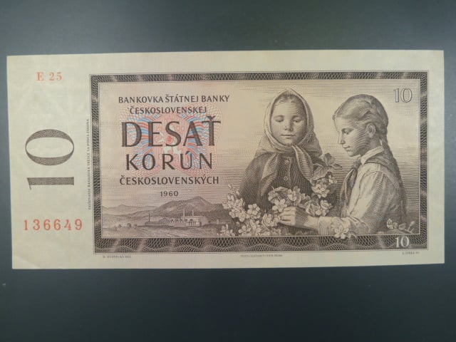10 Kčs 1960 s. E 25