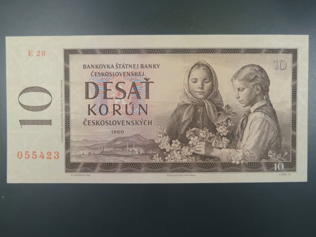 10 Kčs 1960 s. E 28