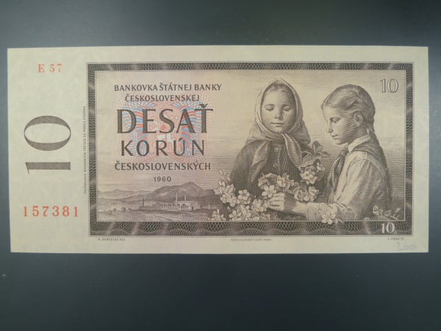 10 Kčs 1960 s. E 57