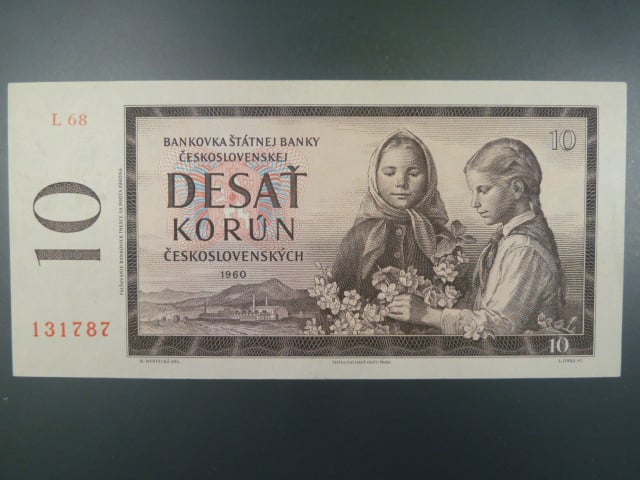 10 Kčs 1960 s. L 68