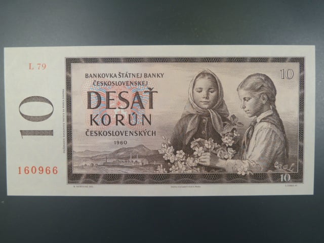 10 Kčs 1960 s. L 79