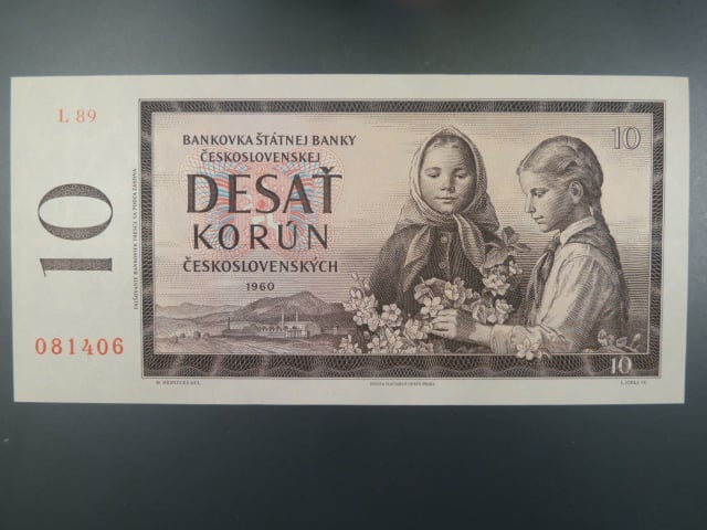 10 Kčs 1960 s. L 89