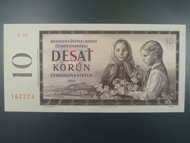 10 Kčs 1960 s. L 93