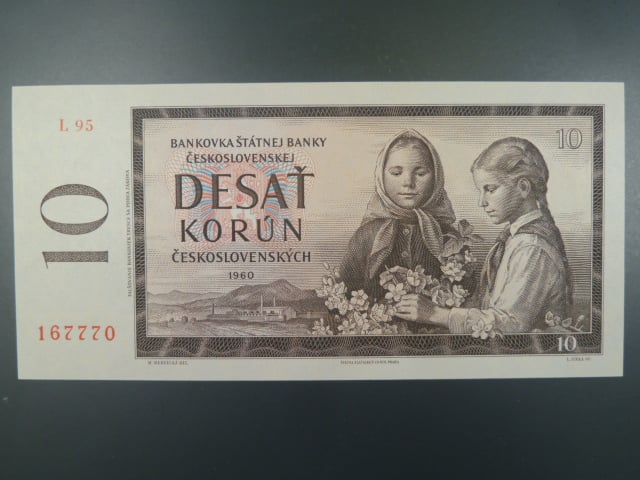 10 Kčs 1960 s. L 95