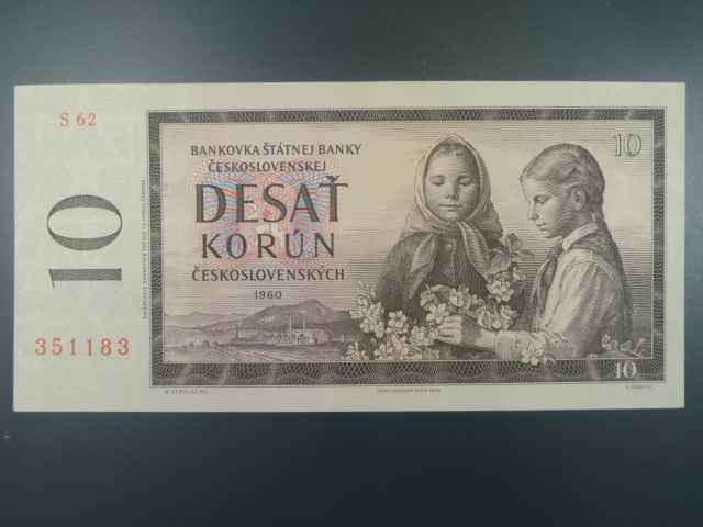 10 Kčs 1960 s. S 62