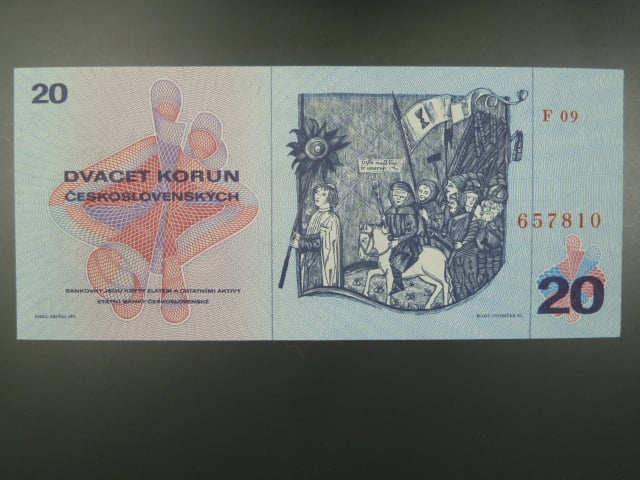 20 Kčs 1970 s.F 09