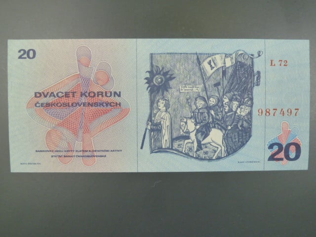 20 Kčs 1970 s.L 72