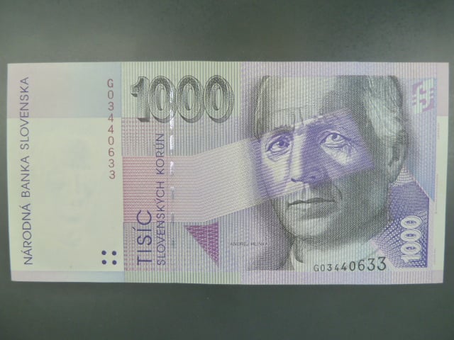 1000 Sk 1.10.1993 s. G, Baj. SK 10a, Pi. 24a