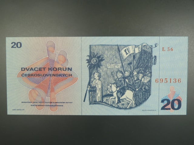 20 Kčs 1970 s.L 56