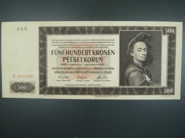 500 K 24.2.1942, I. vydání, série C