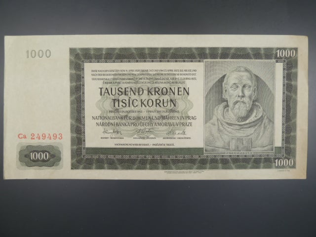 1000 K 24.10.1942 série Ca, II. vydání
