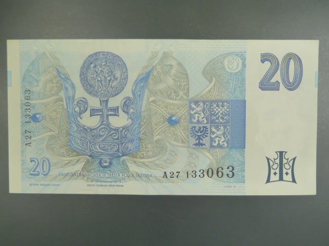 20 Kč 1994 s. A 27