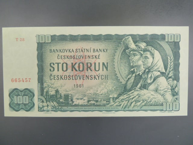 100 Kčs 1961 série T 28