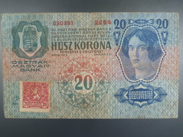 20 K 2.1.1913, Kolkovaná, I.vydání
