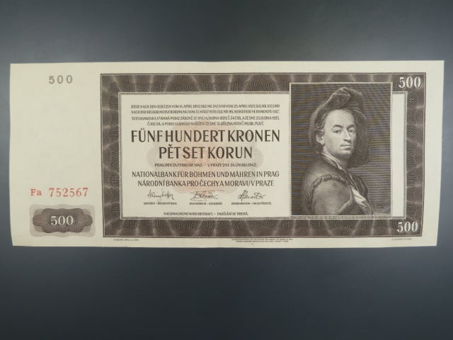 500 K 24.2.1942, série Fa II. vydání