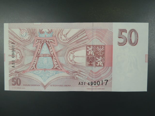50 Kč 1993 s. A 31, Baj. CZ 4a