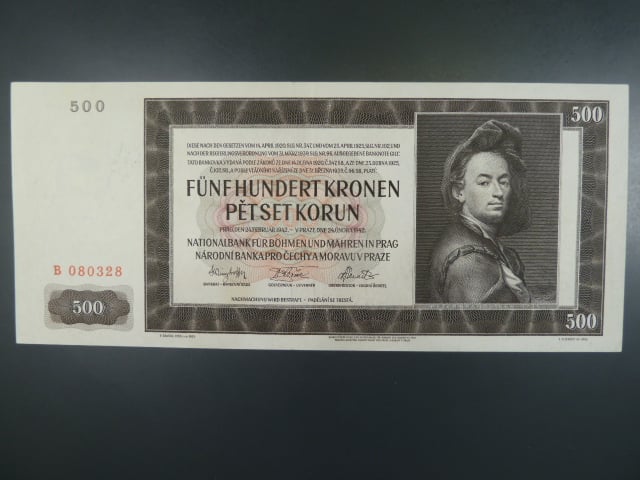 500 K 24.2.1942, I. vydání, série B