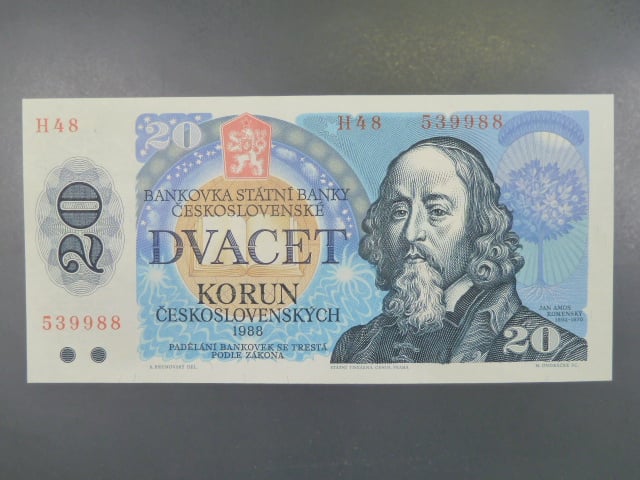 20 Kčs 1988 s. H 48