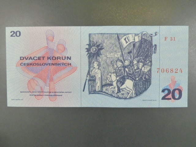 20 Kčs 1970 s.F 31