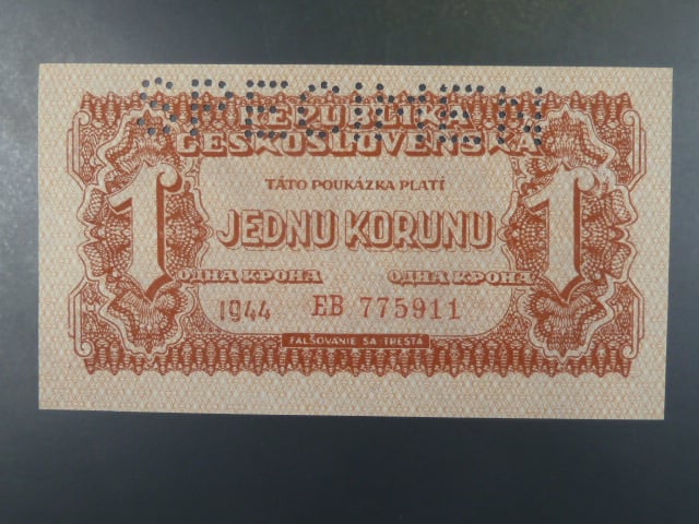 1 K 1944 série EB, perf. SPECIMEN