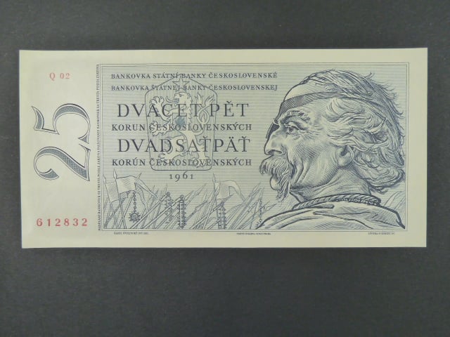 25 Kčs 1961 s. Q 02