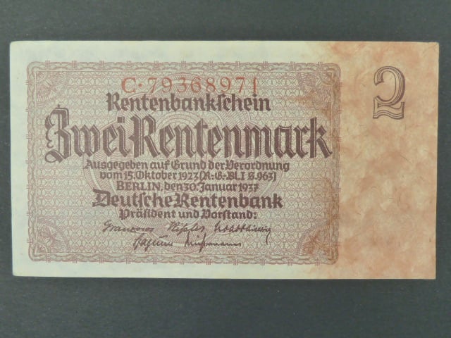 Německo, 2 Rtm 1937 série C