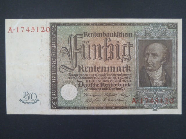 Německo, 50 Rtm 1934 série A